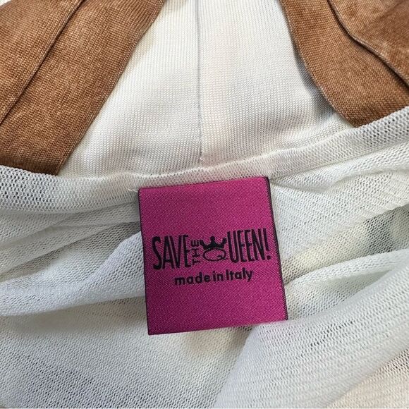 Save The Queen Striped Dress Sz large - Picture 13 of 16